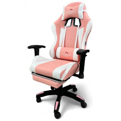 Вибромассажное кресло Calviano 1585 (розовое)