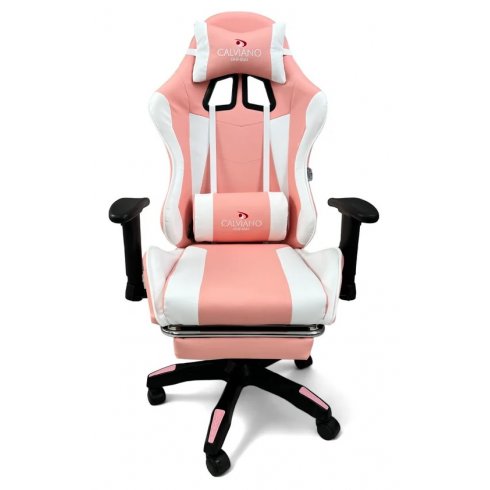 Вибромассажное кресло Calviano 1585 (розовое)