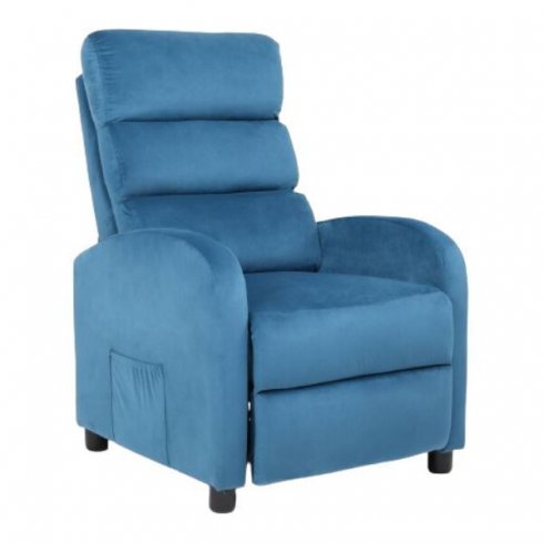 Массажное кресло Calviano 2164 (синий велюр)