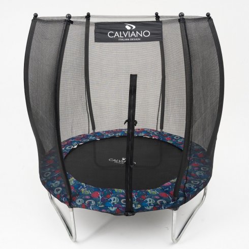 Батут с защитной сеткой Calviano 6ft Outside Master Smile 183 см