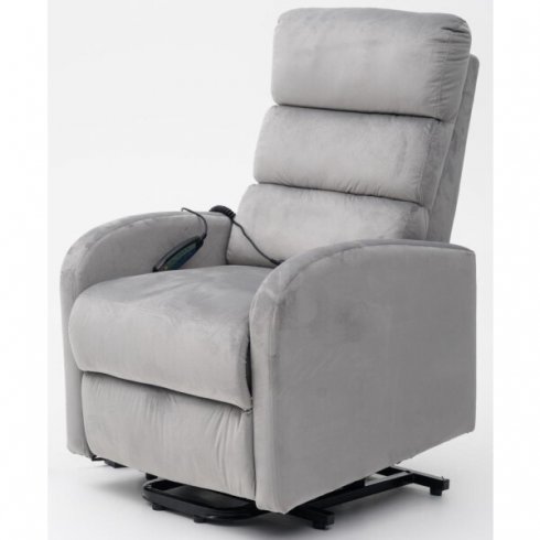 Массажное кресло Calviano 2166 (серый велюр)