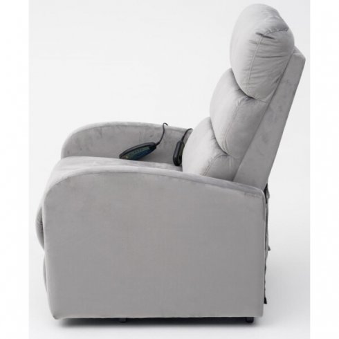 Массажное кресло Calviano 2166 (серый велюр)