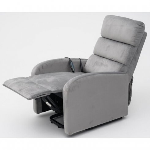 Массажное кресло Calviano 2166 (серый велюр)