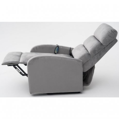 Массажное кресло Calviano 2166 (серый велюр)