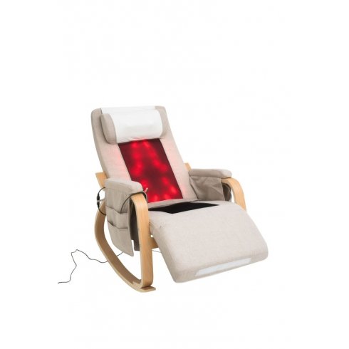 Вибромассажное кресло Calviano Armonia (светло-бежевое)