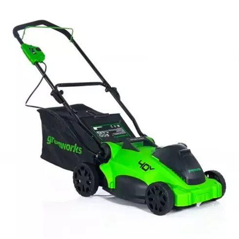GreenWorks GD40LM16X с легким весом для простоты использования и транспортировки