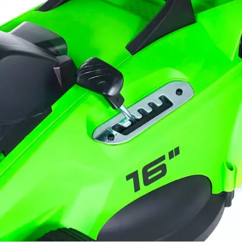 Газонокосилка GreenWorks GD40LM16X с травосборником для сбора скошенной травы