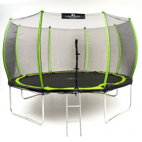 Батут с защитной сеткой Calviano 12ft Outside Master Green 374 см
