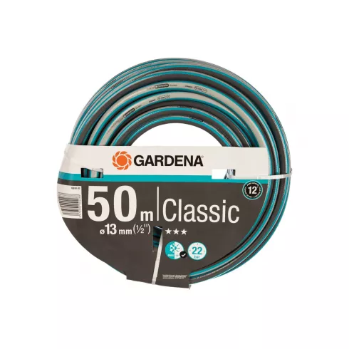 Шланг поливочный Gardena Classic 1/2" х 50м (18010-20.000.00)