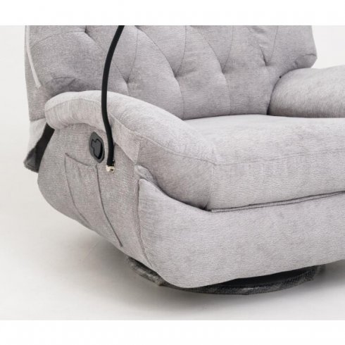 Вибромассажное кресло Calviano Bellisimo (серое)