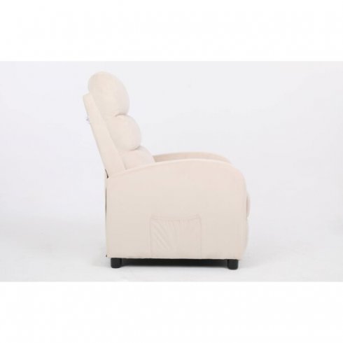 Массажное кресло Calviano 2164 (бежевый велюр)