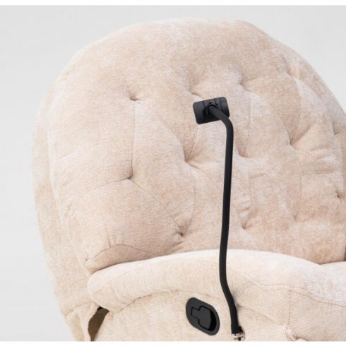 Вибромассажное кресло Calviano Bellisimo (светло-бежевое)