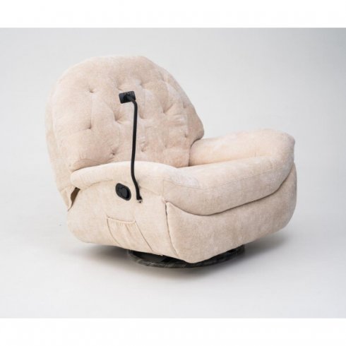 Вибромассажное кресло Calviano Bellisimo (светло-бежевое)