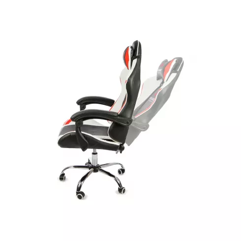 Массажное кресло Calviano Asti Ultimato (black/white/red)