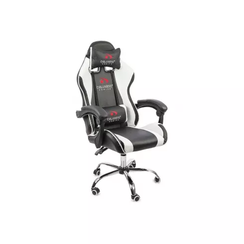 Массажное кресло Calviano Asti Ultimato (black/white/black)