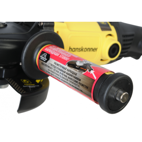 Шлифовальная машина угловая Hanskonner HAG12125
