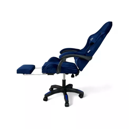 Массажное кресло Calviano 1583 (синий велюр)