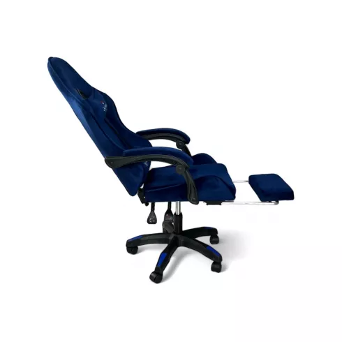 Массажное кресло Calviano 1583 (синий велюр)