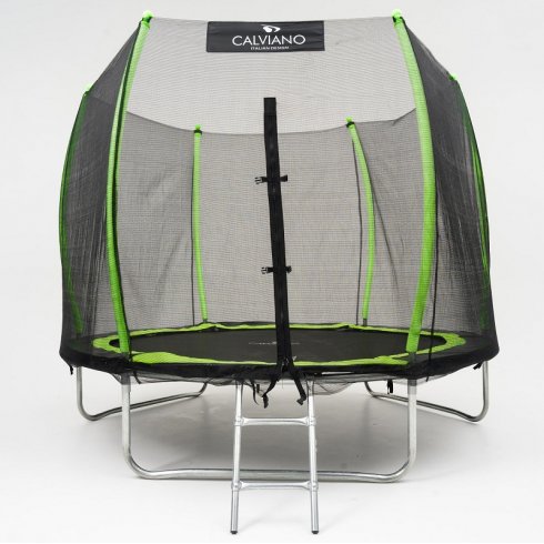 Батут с защитной сеткой Calviano 8ft Outside Master Green 252 см