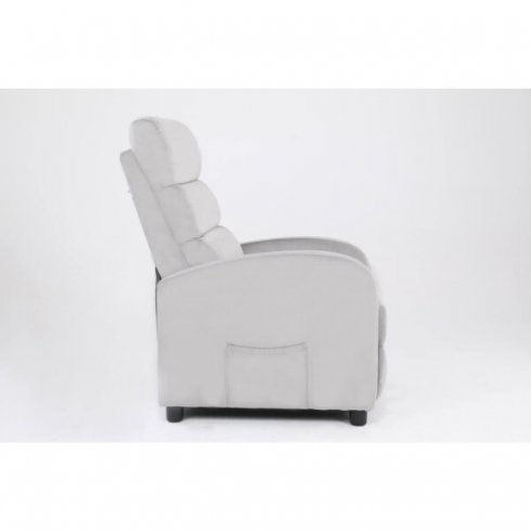 Массажное кресло Calviano 2164 (серый велюр)