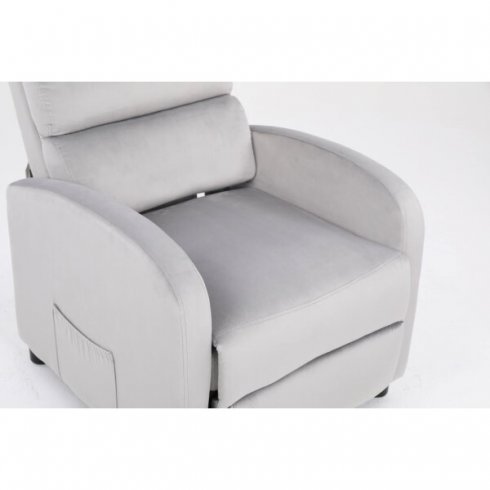 Массажное кресло Calviano 2164 (серый велюр)