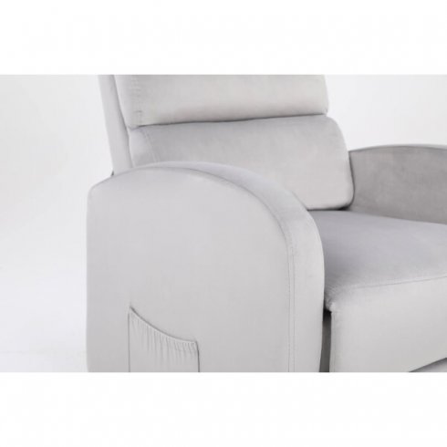 Массажное кресло Calviano 2164 (серый велюр)