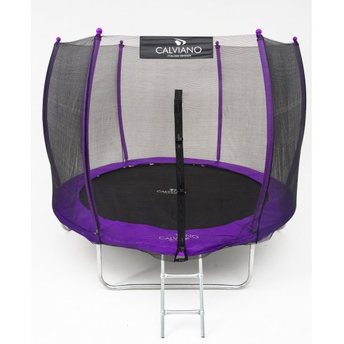 Батут с защитной сеткой Calviano 10ft Outside Master Purple 312 см