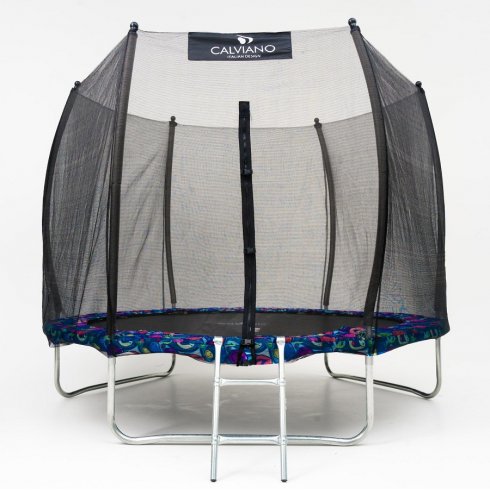 Батут с защитной сеткой Calviano 10ft Outside Master Smile 312 см