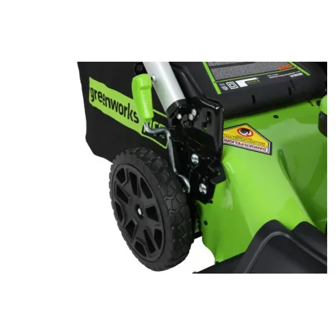 Газонокосилка Greenworks GD60LM51SP с простым запуском и удобной сборкой