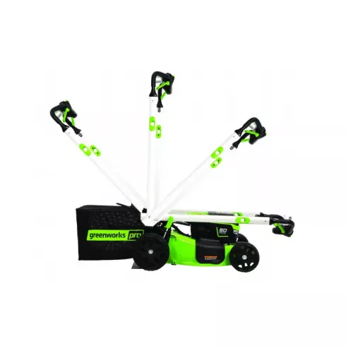 Greenworks GD60LM51SP — идеальная газонокосилка для больших участков и приусадебных территорий