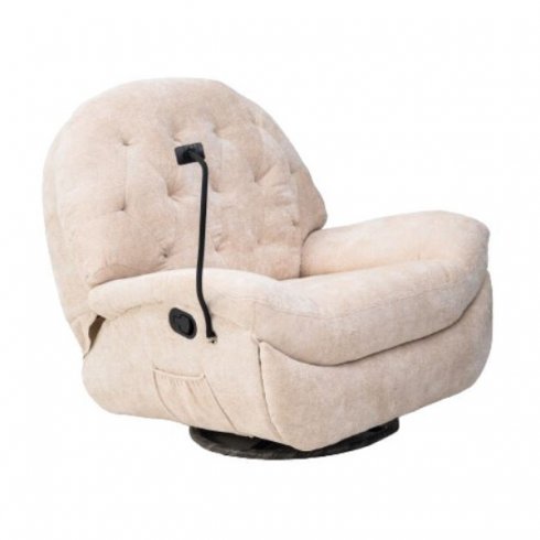 Вибромассажное кресло Calviano Bellisimo (светло-бежевое)