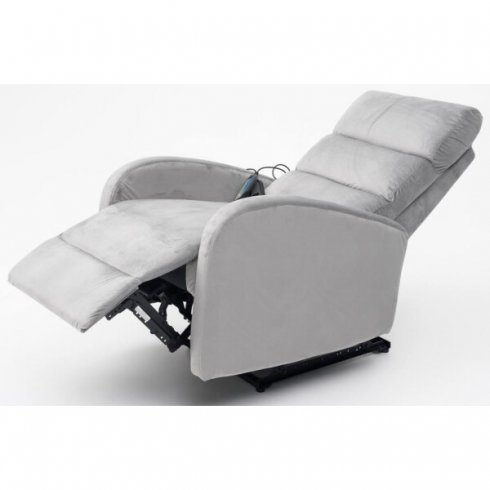 Массажное кресло Calviano 2165 (серый велюр)