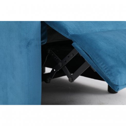 Массажное кресло Calviano 2164 (синий велюр)