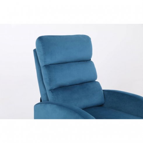 Массажное кресло Calviano 2164 (синий велюр)