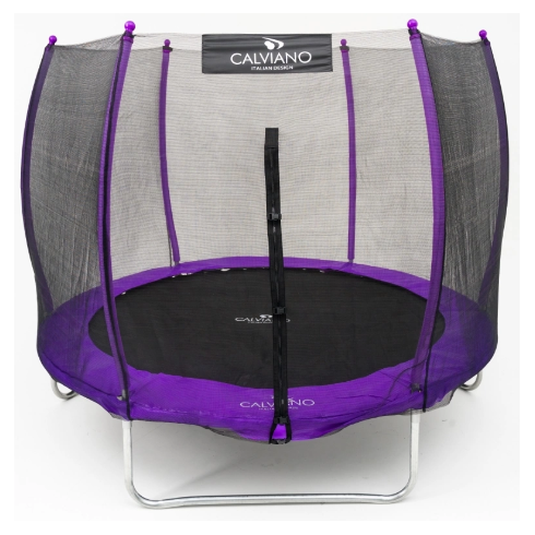 Батут с защитной сеткой Calviano Inside Master Purple 312 см