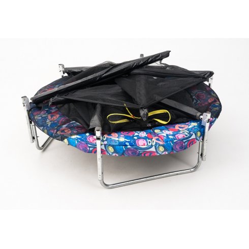 Батут с защитной сеткой Calviano 4,5ft Smile 140 см