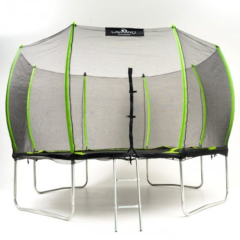 Батут с защитной сеткой Calviano 12ft Outside Master Green 374 см