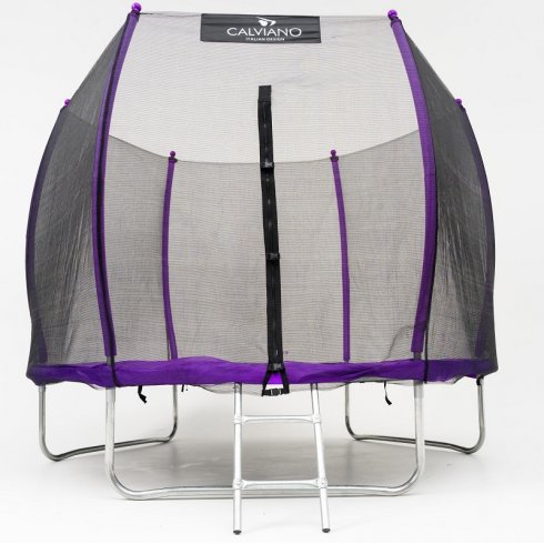 Батут с защитной сеткой Calviano 10ft Outside Master Purple 312 см