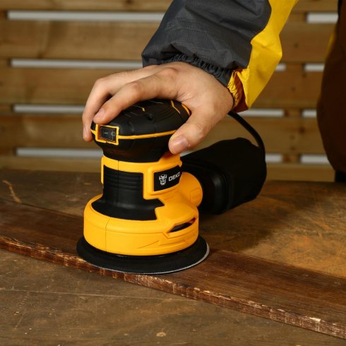 Эксцентриковая шлифмашина Deko DKG400-125
