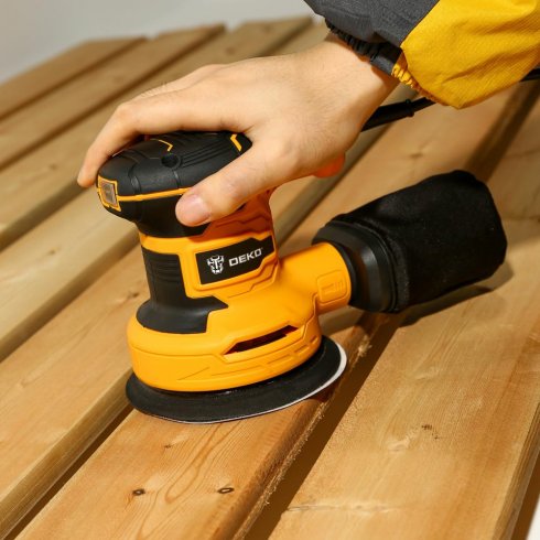 Эксцентриковая шлифмашина Deko DKG400-125