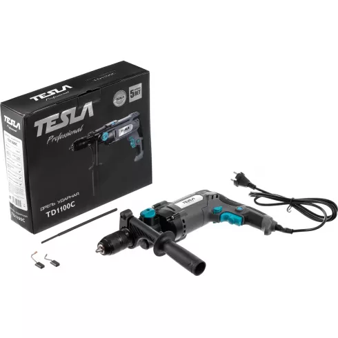 Дрель ударная Tesla TD1100С (843193)