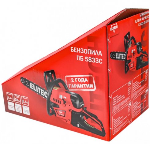 Бензопила Elitech ПБ 5833C E1611.012.00