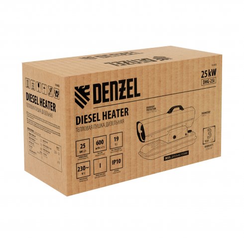 Тепловая пушка дизельная Denzel DHG-25i