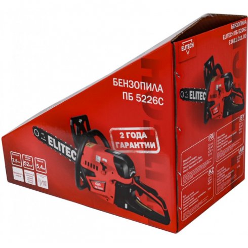 Бензопила Elitech ПБ 5226C E1611.011.00