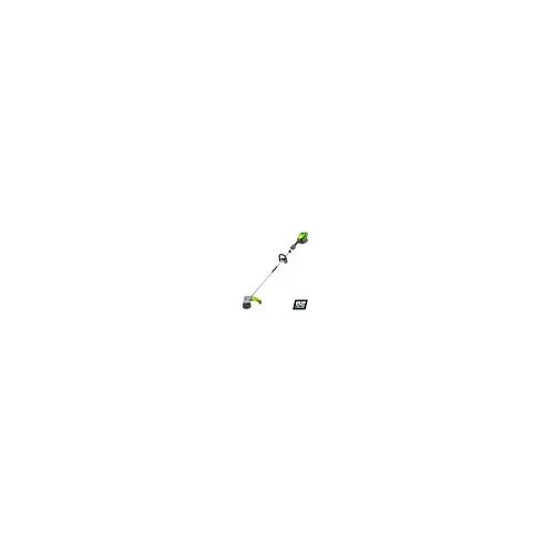 Триммер Greenworks GD82LT – боковой ракурс с эргономичной рукояткой