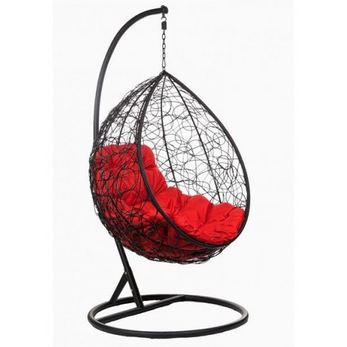 Кресло подвесное BiGarden Tropica Brown (красная подушка)