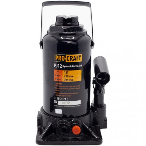 Домкрат бутылочный PJ12 Procraft 12т, 210-385мм