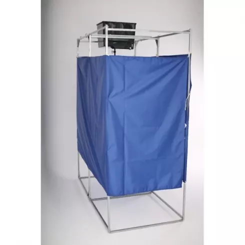 Душ летний дачный Бухта радости Малибу Люкс с тамбуром и водонагревателем ЭВБО-55