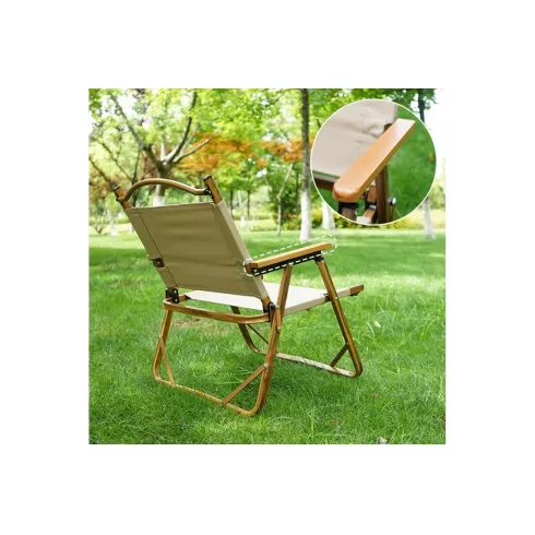 Кресло складное Arizone 42-555403 (бежевый/дерево)