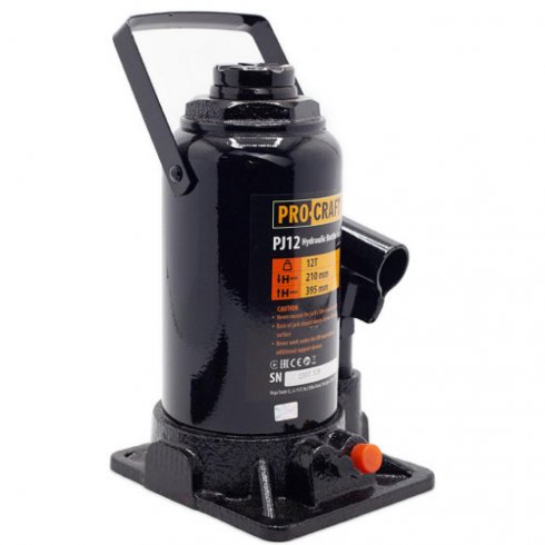 Домкрат бутылочный PJ12 Procraft 12т, 210-385мм